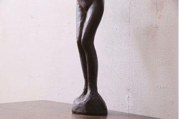 アンティーク雑貨　木内克　エーゲ海に捧ぐ　ブロンズ裸婦・木箱付き