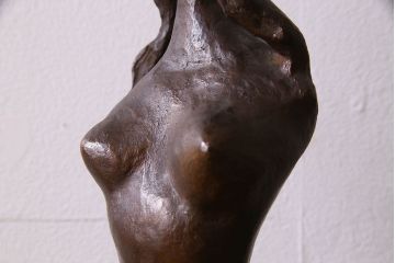 アンティーク雑貨　木内克　エーゲ海に捧ぐ　ブロンズ裸婦・木箱付き