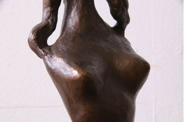 アンティーク雑貨　木内克　エーゲ海に捧ぐ　ブロンズ裸婦・木箱付き