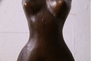 アンティーク雑貨　木内克　エーゲ海に捧ぐ　ブロンズ裸婦・木箱付き