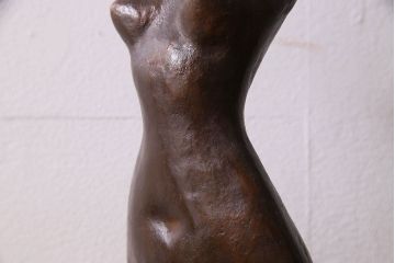 アンティーク雑貨　木内克　エーゲ海に捧ぐ　ブロンズ裸婦・木箱付き