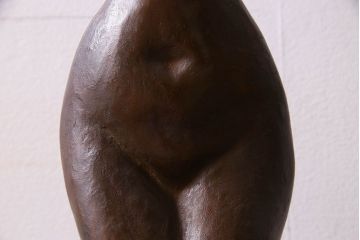 アンティーク雑貨　木内克　エーゲ海に捧ぐ　ブロンズ裸婦・木箱付き