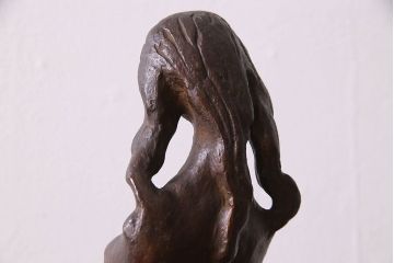 アンティーク雑貨　木内克　エーゲ海に捧ぐ　ブロンズ裸婦・木箱付き