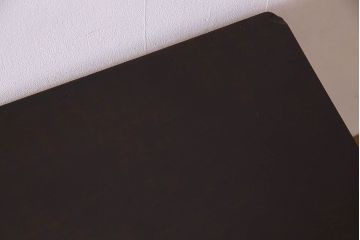 アンティーク家具　 和製アンティーク　朴の木材　鉄脚テーブル(アイアンテーブル、作業台、花台)