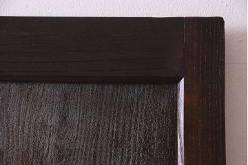 和製アンティーク　明治大正期　総ケヤキ材　立派な金具が魅力的な蔵戸(ドア、玄関戸)