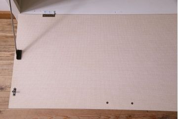 アンティーク家具　お洒落なペイントが素敵なキッチンキャビネット(収納棚、食器棚)