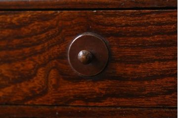 アンティーク家具　漆塗り!庄内産　総欅材でつくられた小引き出し(印箱、小物収納)
