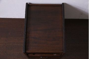 レトロ家具　桑材　桐材　昭和レトロの小引き出し(煙草盆、小物収納)