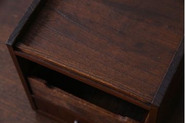 レトロ家具　桑材　桐材　昭和レトロの小引き出し(煙草盆、小物収納)