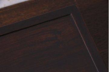 アンティーク雑貨　銀象嵌入り!和製アンティーク　唐木材の花台(飾り台)