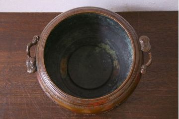 アンティーク雑貨　古民具・骨董　晴雲(原惣右衛門)作　斑紫銅香炉