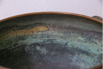 アンティーク雑貨　古民具・骨董　晴雲(原惣右衛門)作　斑紫銅香炉