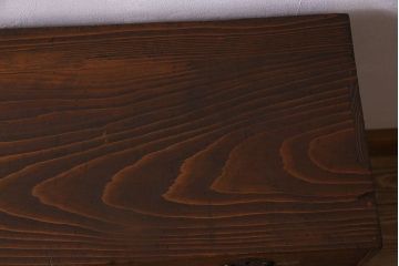 アンティーク家具　和製アンティーク　小振り　引き出し9杯付き!前面桐材の小箪笥(引き出し、チェスト、桐箪笥、桐たんす)