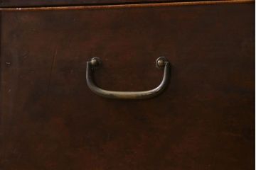 アンティーク家具　和製アンティーク　大正昭和期　総楠の木材製の上質な引き出し(チェスト)