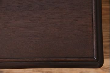 アンティーク雑貨　ナラ材　シックで落ち着きのあるサイドテーブル(花台、飾り台)