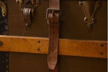 和製アンティーク　大ぶりのトランク(収納箱)