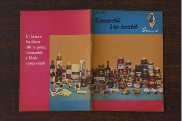 アンティーク雑貨　ビンテージ　1960年頃　ハンガリー製　レトロな雑誌(古書、英字本)(2)