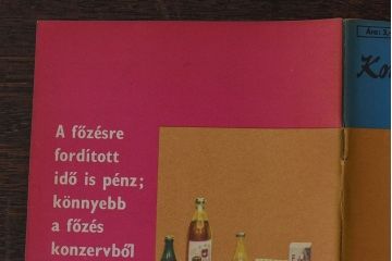 アンティーク雑貨　ビンテージ　1960年頃　ハンガリー製　レトロな雑誌(古書、英字本)(2)