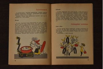 アンティーク雑貨　ビンテージ　1960年頃　ハンガリー製　レトロな雑誌(古書、英字本)(3)