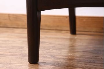 松本民芸家具　77型 曲肘　ビンテージアームチェア(1人掛けソファ)(定価23万)