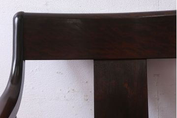 松本民芸家具　77型 曲肘　ビンテージアームチェア(1人掛けソファ)(定価23万)