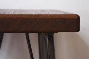 アンティーク雑貨　ラフジュ工房オリジナル　シンプルで使いやすい角スツール(椅子、チェア、イス)