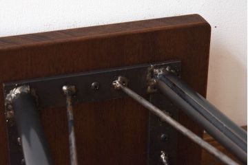 アンティーク雑貨　ラフジュ工房オリジナル　シンプルで使いやすい角スツール(椅子、チェア、イス)