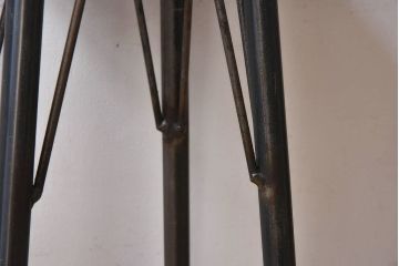 アンティーク雑貨　ラフジュ工房オリジナル　シンプルで使いやすい角ハイスツール(椅子、チェア、イス)