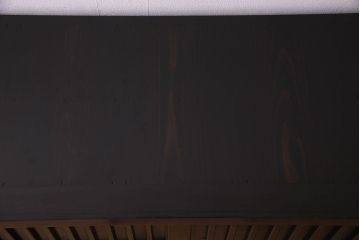 アンティーク家具　古民具・骨董　六尺　明治大正期　前面檜材!収納箪笥サイドボード(水屋箪笥)