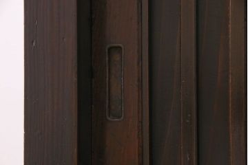 アンティーク家具　古民具・骨董　六尺　明治大正期　前面檜材!収納箪笥サイドボード(水屋箪笥)