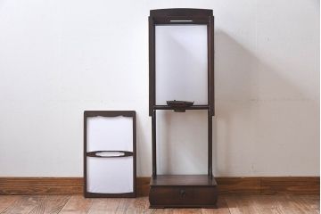 アンティーク雑貨　モダンで落ち着きのある　江戸〜明治期の行灯(スタンド)
