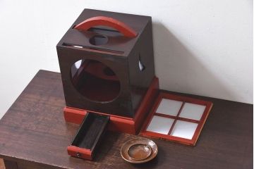 アンティーク雑貨　大正～昭和期　和モダンスタイル　有明行灯(スタンド)