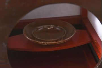 アンティーク雑貨　大正～昭和期　和モダンスタイル　有明行灯(スタンド)
