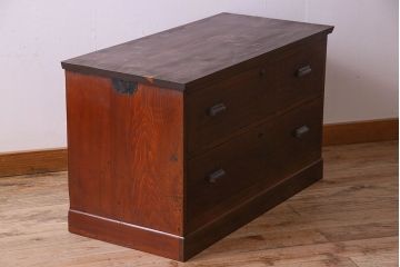 レトロ家具　昭和レトロ　落ち着いた雰囲気が素敵なローボード(ローチェスト、引き出し、テレビ台)