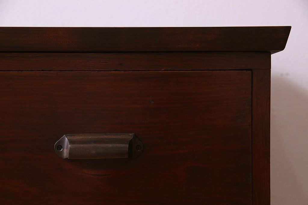 レトロ家具　昭和レトロ　落ち着いた雰囲気が素敵なローボード(ローチェスト、引き出し、テレビ台)