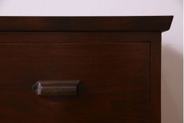 レトロ家具　昭和レトロ　落ち着いた雰囲気が素敵なローボード(ローチェスト、引き出し、テレビ台)