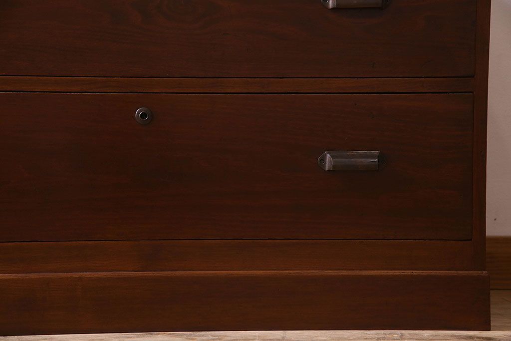 レトロ家具　昭和レトロ　落ち着いた雰囲気が素敵なローボード(ローチェスト、引き出し、テレビ台)