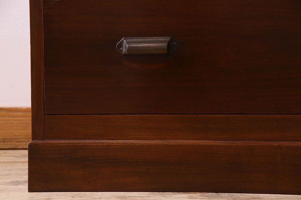 レトロ家具　昭和レトロ　落ち着いた雰囲気が素敵なローボード(ローチェスト、引き出し、テレビ台)