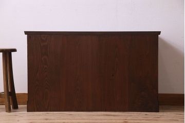 レトロ家具　昭和レトロ　落ち着いた雰囲気が素敵なローボード(ローチェスト、引き出し、テレビ台)