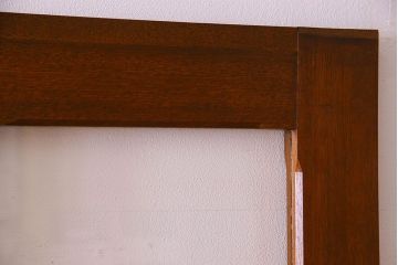 クリアガラス入り　昭和レトロのガラス引き戸(ガラス戸)4枚組(1)