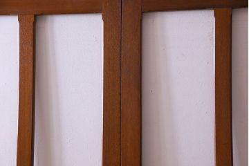 クリアガラス入り　昭和レトロのガラス引き戸(ガラス戸)4枚組(1)