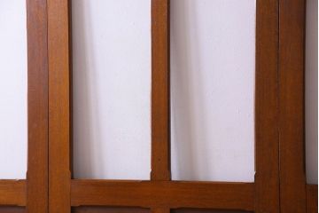 クリアガラス入り　昭和レトロのガラス引き戸(ガラス戸)4枚組(1)