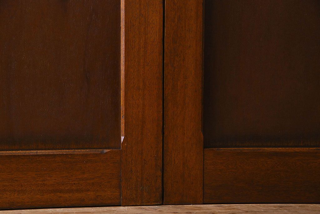 クリアガラス入り　昭和レトロのガラス引き戸(ガラス戸)4枚組(1)