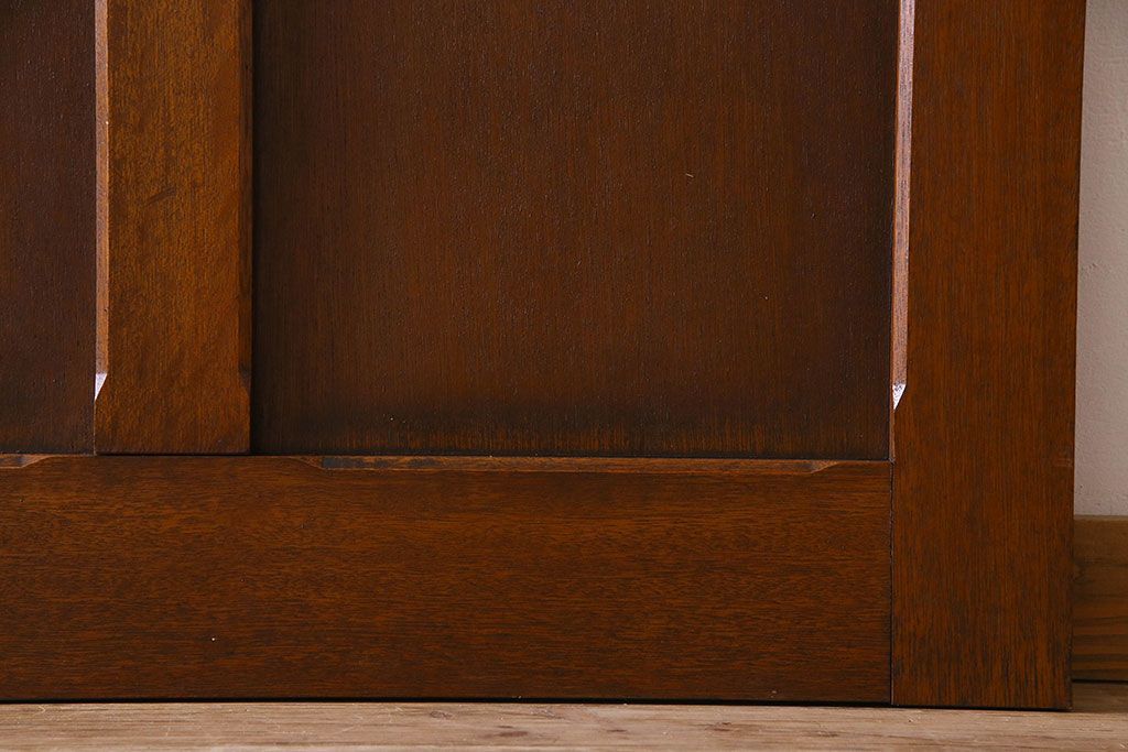 クリアガラス入り　昭和レトロのガラス引き戸(ガラス戸)4枚組(1)