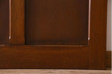 クリアガラス入り　昭和レトロのガラス引き戸(ガラス戸)4枚組(1)