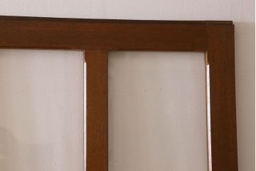 クリアガラス入り　昭和レトロのガラス引き戸(ガラス戸)4枚組(1)