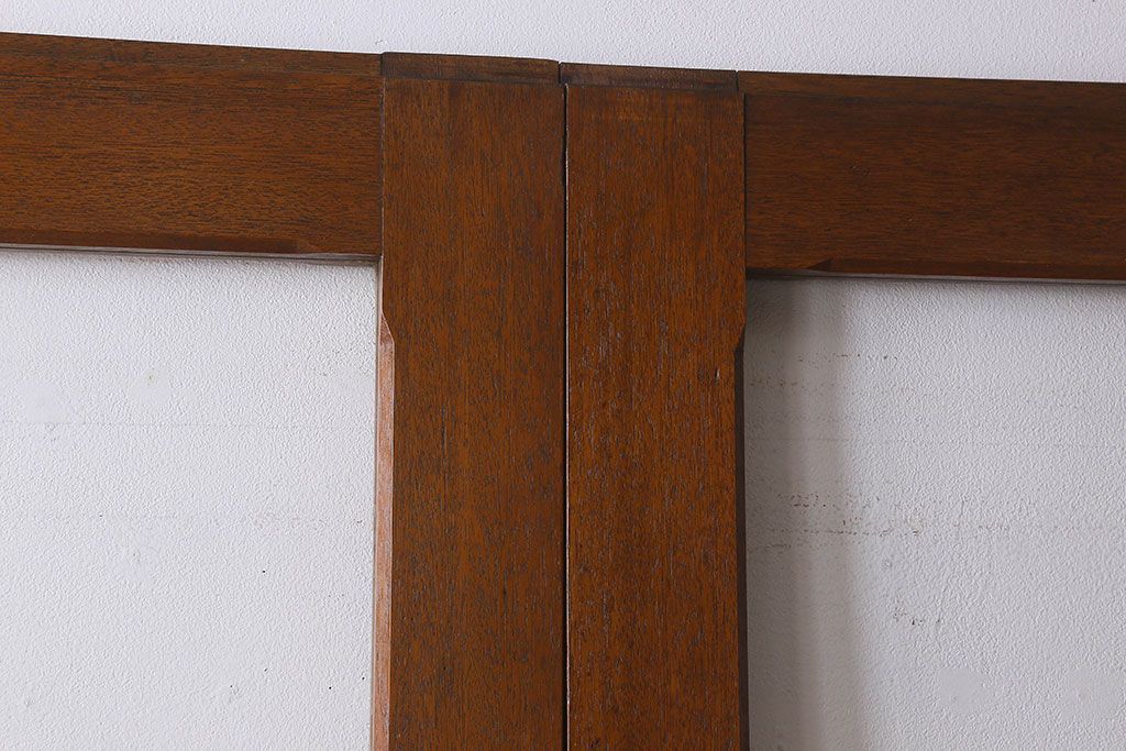 クリアガラス入り　昭和レトロのガラス引き戸(ガラス戸)4枚組(1)