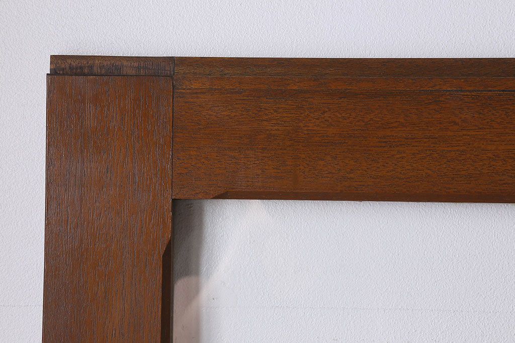 クリアガラス入り　昭和レトロのガラス引き戸(ガラス戸)4枚組(1)