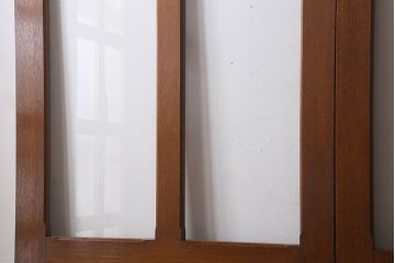 クリアガラス入り　昭和レトロのガラス引き戸(ガラス戸)4枚組(1)