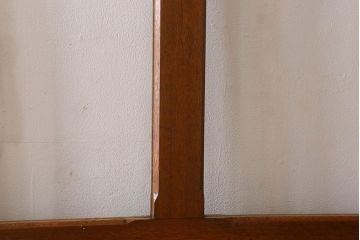 クリアガラス入り　昭和レトロのガラス引き戸(ガラス戸)4枚組(1)